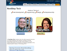 Tablet Screenshot of nextsteptech.org